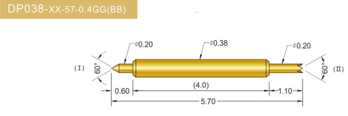 038雙頭探針、雙向探針探針、BGA雙頭探針、雙向彈簧探針、雙頭探針圖片