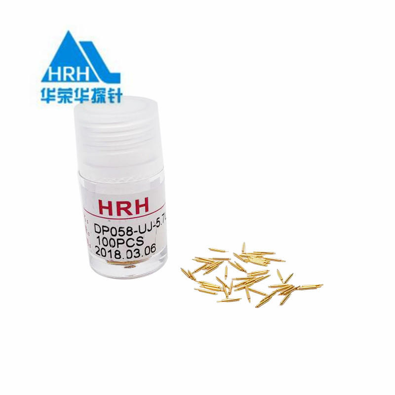 058雙頭探針尺寸、BGA雙頭探針、兩頭帶彈簧探針、雙頭測(cè)試探針圖片