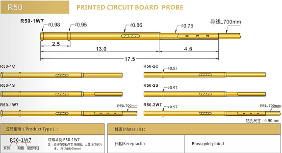 R50測試探針套管選型、R50探針套管規(guī)格型號、探針套管廠家